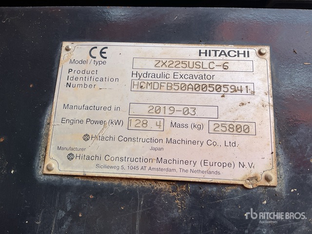 2019 Hitachi ZX225USLC-6 Tracked Excavator - 크롤러 굴삭기 : 사진 3 2019 Hitachi ZX225USLC-6 Tracked Excavator - 크롤러 굴삭기 : 사진 3