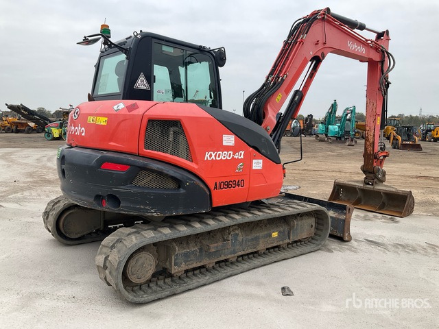 2019 Kubota KX080-4A 2019 Kubota KX080-4A Tracked Excavator Tracked Excavator - 크롤러 굴삭기 : 사진 4 2019 Kubota KX080-4A 2019 Kubota KX080-4A Tracked Excavator Tracked Excavator - 크롤러 굴삭기 : 사진 4