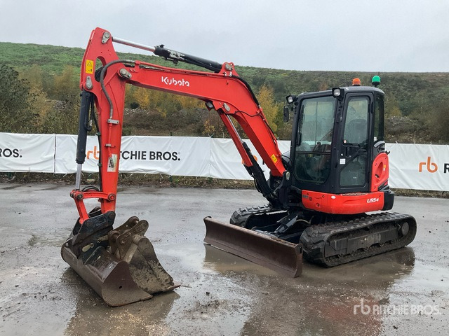 2019 Kubota U55-4 - 미니 굴삭기 : 사진 2 2019 Kubota U55-4 - 미니 굴삭기 : 사진 2
