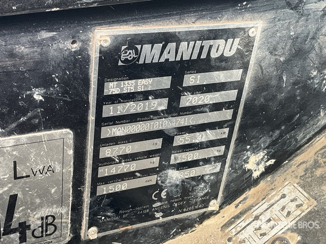 2019 Manitou MT1335 Telehandler - 텔레스코픽 핸들러 : 사진 2 2019 Manitou MT1335 Telehandler - 텔레스코픽 핸들러 : 사진 2