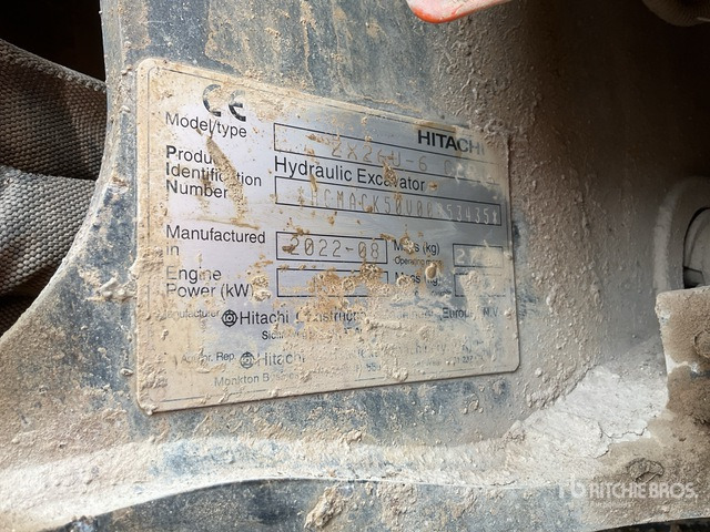 2022 Hitachi ZX26U-6 Mini Excavator: <6.6t - 미니 굴삭기 : 사진 1 2022 Hitachi ZX26U-6 Mini Excavator: <6.6t - 미니 굴삭기 : 사진 1
