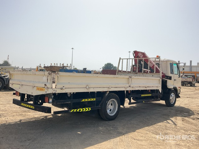 2006 Nissan MK210 2006 HMF 683K1 Knuckle Boom on 4x2 Flatbed Truck with Crane - 드롭사이드/ 플랫베드 트럭, 크레인 트럭 : 사진 3 2006 Nissan MK210 2006 HMF 683K1 Knuckle Boom on 4x2 Flatbed Truck with Crane - 드롭사이드/ 플랫베드 트럭, 크레인 트럭 : 사진 3