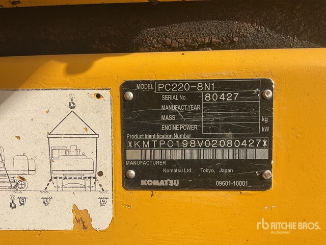 2010 Komatsu PC220-8N1 - 크롤러 굴삭기 : 사진 1 2010 Komatsu PC220-8N1 - 크롤러 굴삭기 : 사진 1