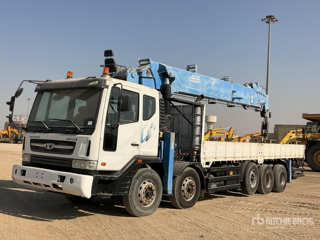 2015 Tata Daewoo Novus SE 2015 Dong Yang SS7506S 20 ton S ... Flatbed Truck with Crane - 드롭사이드/ 플랫베드 트럭, 크레인 트럭 : 사진 1 2015 Tata Daewoo Novus SE 2015 Dong Yang SS7506S 20 ton S ... Flatbed Truck with Crane - 드롭사이드/ 플랫베드 트럭, 크레인 트럭 : 사진 1