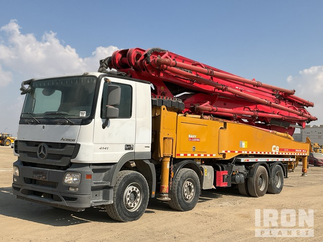 2019 Mercedes-Benz Actros 4141 2019 Sany SYM5443THB 56 m on 8x ... Concrete Pump Truck - 플레일 모어/ 멀처 : 사진 2 2019 Mercedes-Benz Actros 4141 2019 Sany SYM5443THB 56 m on 8x ... Concrete Pump Truck - 플레일 모어/ 멀처 : 사진 2