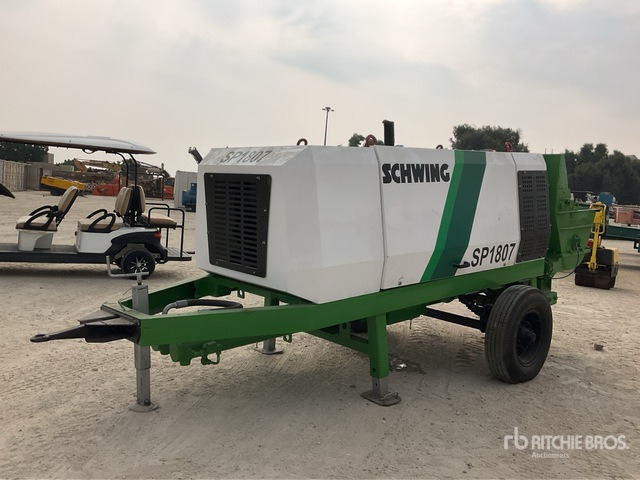 2024 Schwing SP1807 RMC Portable Concrete Pump - 고정식 콘크리트 펌프 : 사진 1 2024 Schwing SP1807 RMC Portable Concrete Pump - 고정식 콘크리트 펌프 : 사진 1