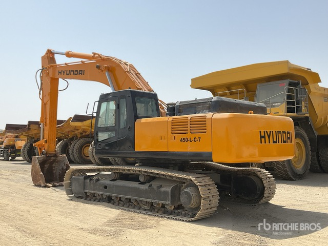 Hyundai Robex 450LC-7 - 크롤러 굴삭기 : 사진 3 Hyundai Robex 450LC-7 - 크롤러 굴삭기 : 사진 3