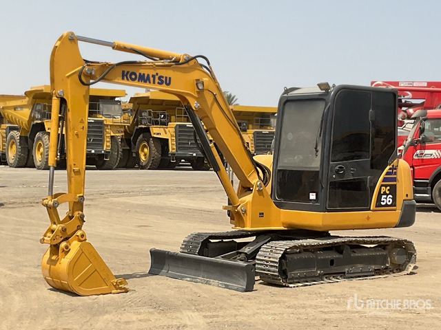 Komatsu PC56-7 - 미니 굴삭기 : 사진 2 Komatsu PC56-7 - 미니 굴삭기 : 사진 2