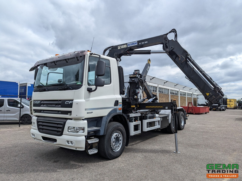 DAF CF85.410 6x4 Dagcab Euro5 EEV - Hiab Haakarm + Hiab 166E-2 DUO - Vangmuil - 후크 리프트 트럭, 크레인 트럭 : 사진 1 DAF CF85.410 6x4 Dagcab Euro5 EEV - Hiab Haakarm + Hiab 166E-2 DUO - Vangmuil - 후크 리프트 트럭, 크레인 트럭 : 사진 1