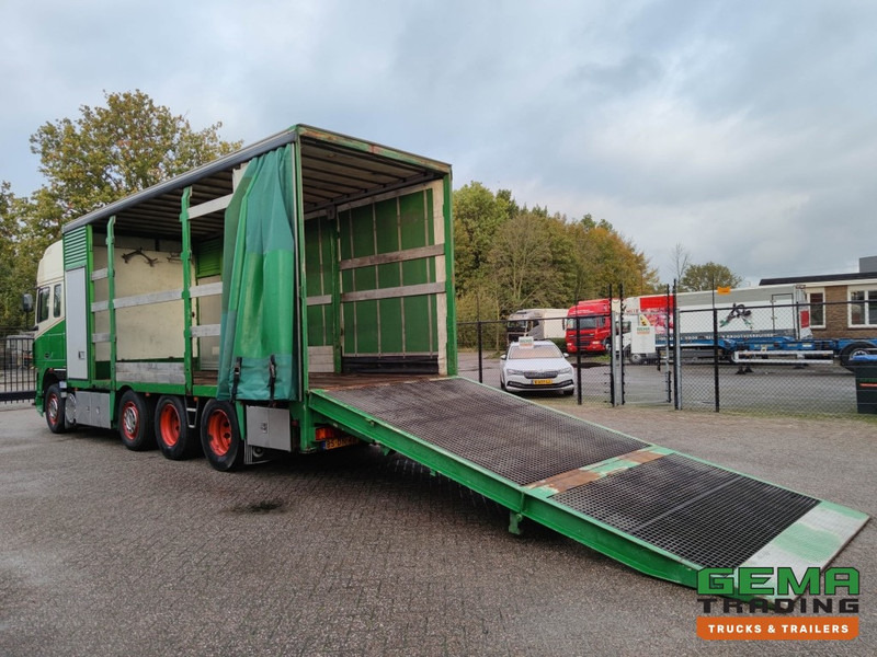 DAF FAK XF95.430 8x2 Super SuperSpaceCab Euro3 - CurtainSider 7.31m + Ramp 16T - MachineTransporter - 6 Persons (V558) - 자동 운반 장치 트럭 : 사진 2 DAF FAK XF95.430 8x2 Super SuperSpaceCab Euro3 - CurtainSider 7.31m + Ramp 16T - MachineTransporter - 6 Persons (V558) - 자동 운반 장치 트럭 : 사진 2