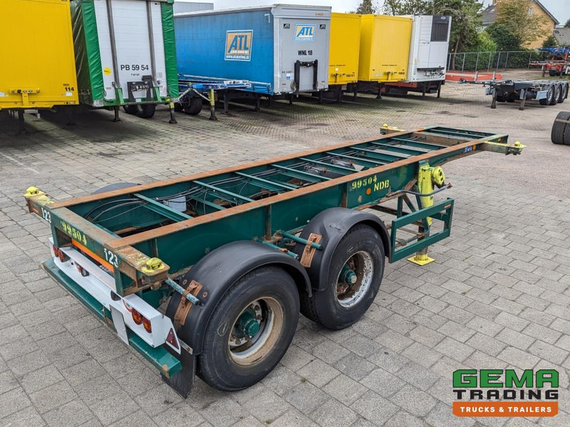 Flandria OP CC 2A 2-Assen ROR DrumBrakes - Steel Suspension - 3110KG - 20FT (O1915) - 컨테이너 운반 장치/ 스와프 보디 세미 트레일러 : 사진 1 Flandria OP CC 2A 2-Assen ROR DrumBrakes - Steel Suspension - 3110KG - 20FT (O1915) - 컨테이너 운반 장치/ 스와프 보디 세미 트레일러 : 사진 1