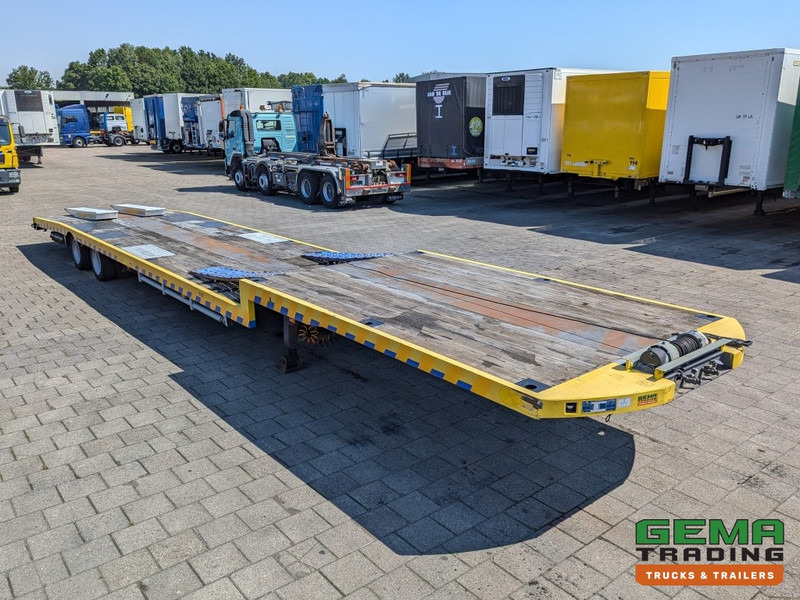 저하대 세미 트레일러 Jumbo T0120 DUE SemiDieplader - 2-Assen BPW  - Uitschuifbaar - Wielkuipen - Lier 2500KG - 80CM : 사진 8