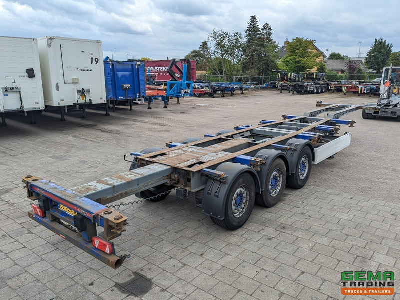 Krone SDC 27 3-Assen SAF - Lift as - Schijfremmen - Achterschuiver - 20 2x20FT/30/40FT - 컨테이너 운반 장치/ 스와프 보디 세미 트레일러 : 사진 2 Krone SDC 27 3-Assen SAF - Lift as - Schijfremmen - Achterschuiver - 20 2x20FT/30/40FT - 컨테이너 운반 장치/ 스와프 보디 세미 트레일러 : 사진 2