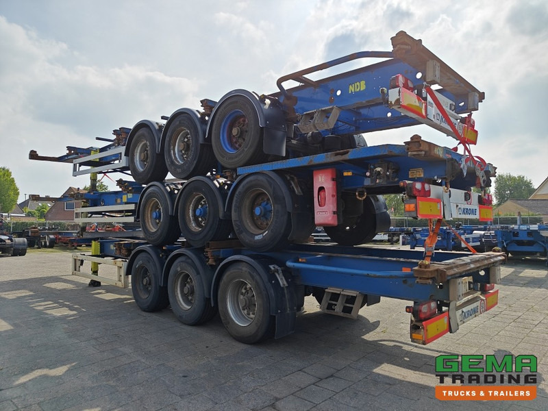 Krone SDC 27 3-assen BPW - DrumBrakes - 4700KG - 2x 20FT 1x 30FT 1x40FT - Package of 3 - NL kentekens - 컨테이너 운반 장치/ 스와프 보디 세미 트레일러 : 사진 4 Krone SDC 27 3-assen BPW - DrumBrakes - 4700KG - 2x 20FT 1x 30FT 1x40FT - Package of 3 - NL kentekens - 컨테이너 운반 장치/ 스와프 보디 세미 트레일러 : 사진 4