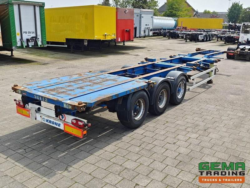 Krone SDC 27 3 assen BPW - DrumBrakes - 5340KG - 2x 20FT 1x 30FT 1x40FT - NL kenteken - 컨테이너 운반 장치/ 스와프 보디 세미 트레일러 : 사진 1 Krone SDC 27 3 assen BPW - DrumBrakes - 5340KG - 2x 20FT 1x 30FT 1x40FT - NL kenteken - 컨테이너 운반 장치/ 스와프 보디 세미 트레일러 : 사진 1