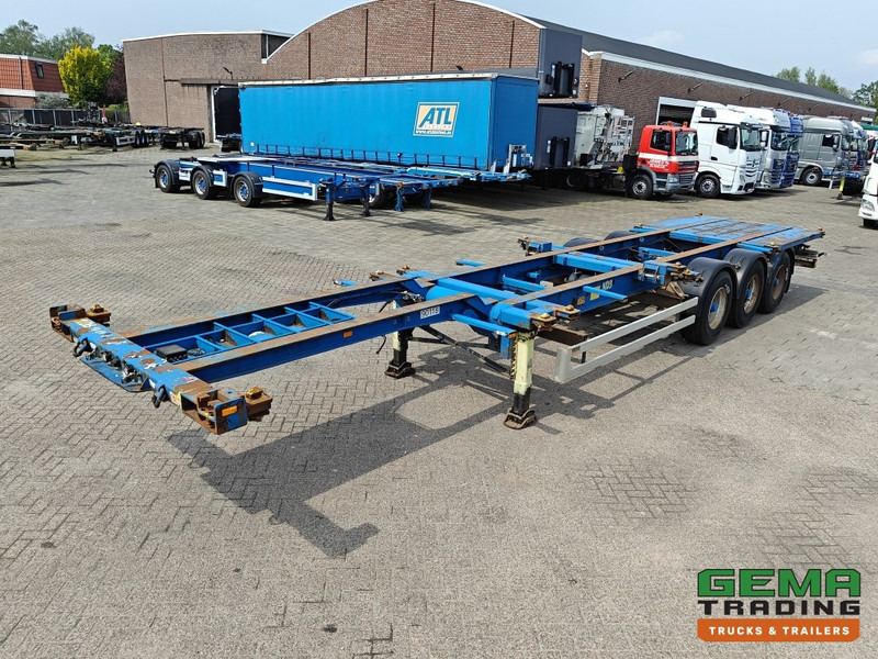 Krone SDC 27 3 assen BPW - DrumBrakes - 5340KG - 2x 20FT 1x 30FT 1x40FT - NL kenteken - 컨테이너 운반 장치/ 스와프 보디 세미 트레일러 : 사진 2 Krone SDC 27 3 assen BPW - DrumBrakes - 5340KG - 2x 20FT 1x 30FT 1x40FT - NL kenteken - 컨테이너 운반 장치/ 스와프 보디 세미 트레일러 : 사진 2