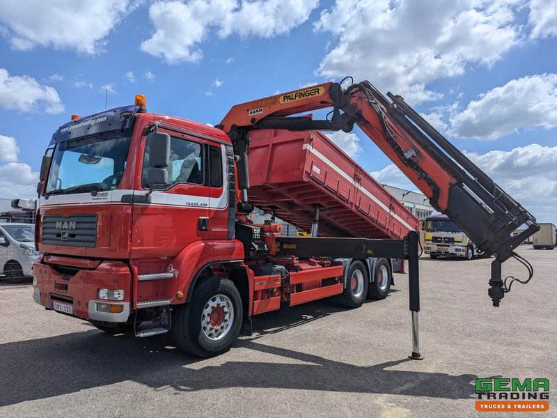 MAN TGA 26.430 6x4 Dagcab Euro3 - Kipper + Palfinger PK23002 - Afstandsbediening - 291.000km - 덤프트럭, 크레인 트럭 : 사진 1 MAN TGA 26.430 6x4 Dagcab Euro3 - Kipper + Palfinger PK23002 - Afstandsbediening - 291.000km - 덤프트럭, 크레인 트럭 : 사진 1