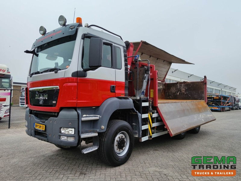 MAN TGS 26.400 6x6 4 Daycab Euro4 - HMF1643Z2 - Hyva 2-Zijdige Kipper 5.4m. - REBUILT ENGINE - TOP! (V584) - 덤프트럭, 크레인 트럭 : 사진 2 MAN TGS 26.400 6x6 4 Daycab Euro4 - HMF1643Z2 - Hyva 2-Zijdige Kipper 5.4m. - REBUILT ENGINE - TOP! (V584) - 덤프트럭, 크레인 트럭 : 사진 2