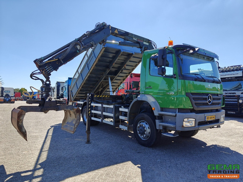 Mercedes-Benz AXOR 1829 AK 4x4 Dagcab Euro5 - Kipper + Terex 105.2 - RadioGrafisch - NaafReductie - 덤프트럭, 크레인 트럭 : 사진 4 Mercedes-Benz AXOR 1829 AK 4x4 Dagcab Euro5 - Kipper + Terex 105.2 - RadioGrafisch - NaafReductie - 덤프트럭, 크레인 트럭 : 사진 4