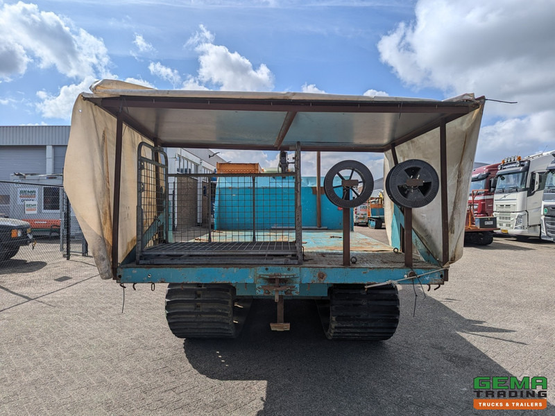 덤프 Morooka MST-1100 Rupsdumper / Werktuigdrager - Platte kiepbak + Hiab 026 T3 Kraan - Komatsu 6Cil : 사진 6