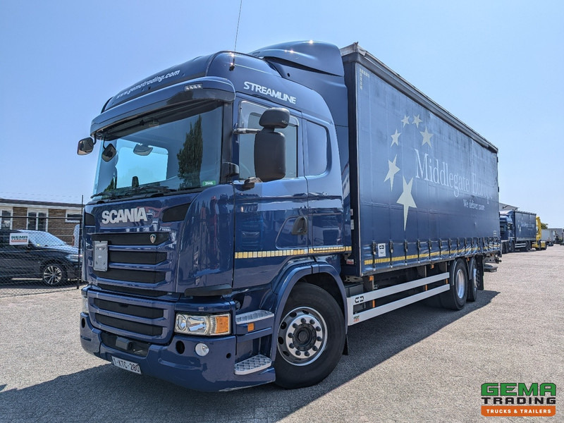 Scania G360 6x2/4 Streamline Euro6 - Retarder - Schuifzeilenbak 8.2M + Laadklep 1500kg - Smart Tacho V2 - 커튼사이더 트럭 : 사진 1 Scania G360 6x2/4 Streamline Euro6 - Retarder - Schuifzeilenbak 8.2M + Laadklep 1500kg - Smart Tacho V2 - 커튼사이더 트럭 : 사진 1