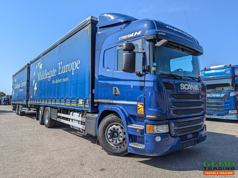 Scania G410 6x2/4 Streamline Euro6 - Retarder + Van Hool 2-Assige Aanhanger - SchuifzeilenCombi - SmartTachoV2 - 박스 트럭 : 사진 2 Scania G410 6x2/4 Streamline Euro6 - Retarder + Van Hool 2-Assige Aanhanger - SchuifzeilenCombi - SmartTachoV2 - 박스 트럭 : 사진 2