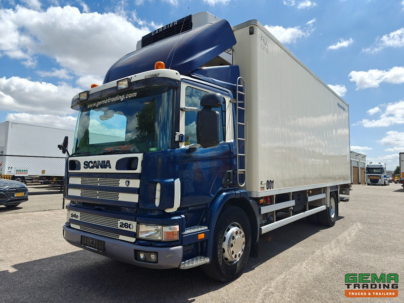 Scania P94D-260 4x2 Dagcab Euro2 - Handgeschakeld - Koel-Vriesbak 7.5m - Carrier Genesis R90 - Vangmuil - 냉동탑차 : 사진 1 Scania P94D-260 4x2 Dagcab Euro2 - Handgeschakeld - Koel-Vriesbak 7.5m - Carrier Genesis R90 - Vangmuil - 냉동탑차 : 사진 1