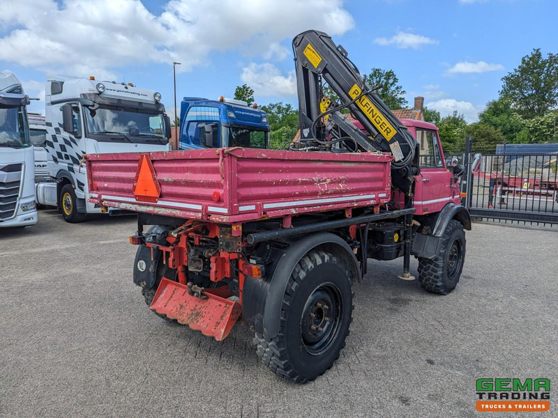Unimog 416/U1100 4x4 - Hiab PK4600A - Open laadbak - Lier - Vangmuil/trekhaak - Mercedes Benz - 크레인 트럭 : 사진 5 Unimog 416/U1100 4x4 - Hiab PK4600A - Open laadbak - Lier - Vangmuil/trekhaak - Mercedes Benz - 크레인 트럭 : 사진 5