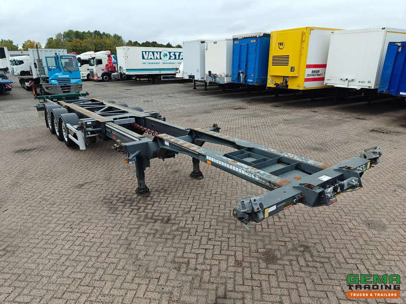 컨테이너 운반 장치/ 스와프 보디 세미 트레일러 Van Hool A3C002 3-Assen MB - MULTI - Schijfremmen - LiftAs - Midden/Achterschuiver - Alle Aansluitingen - Alcoa - QuickLock : 사진 7 컨테이너 운반 장치/ 스와프 보디 세미 트레일러 Van Hool A3C002 3-Assen MB - MULTI - Schijfremmen - LiftAs - Midden/Achterschuiver - Alle Aansluitingen - Alcoa - QuickLock : 사진 7