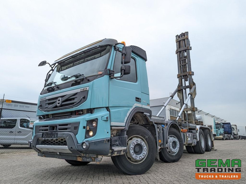 Volvo FMX410 8x4 /4 Daycab Euro5 - Haakarm 25T - CementSilo - RadioGrafisch - Hydr. Steunpoten - NaafReductie - 후크 리프트 트럭 : 사진 1 Volvo FMX410 8x4 /4 Daycab Euro5 - Haakarm 25T - CementSilo - RadioGrafisch - Hydr. Steunpoten - NaafReductie - 후크 리프트 트럭 : 사진 1
