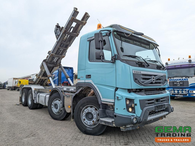 Volvo FMX410 8x4 /4 Daycab Euro5 - Haakarm 25T - CementSilo - RadioGrafisch - Hydr. Steunpoten - NaafReductie - 후크 리프트 트럭 : 사진 2 Volvo FMX410 8x4 /4 Daycab Euro5 - Haakarm 25T - CementSilo - RadioGrafisch - Hydr. Steunpoten - NaafReductie - 후크 리프트 트럭 : 사진 2
