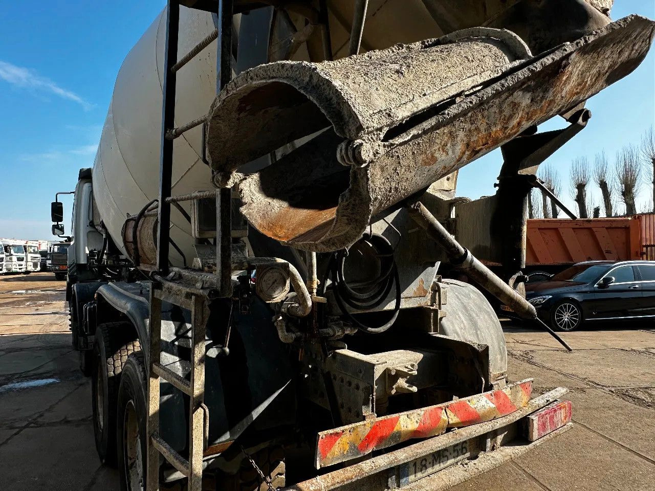 콘크리트 믹서 트럭 DAF CF 85.430 8X4 9m3 Mixer Spring/Spring ZF Manual : 사진 8