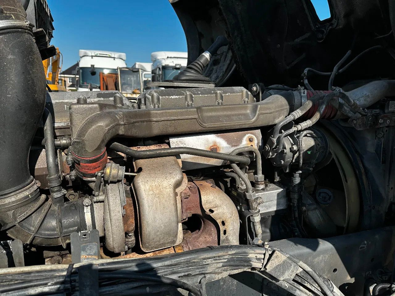 콘크리트 믹서 트럭 DAF CF 85.430 8X4 9m3 Mixer Spring/Spring ZF Manual : 사진 23