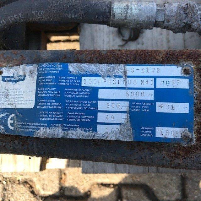 CASCADE FORKPOSITIONER WITH SEPARATE SIDE SHIFT - 부착물 : 사진 5 CASCADE FORKPOSITIONER WITH SEPARATE SIDE SHIFT - 부착물 : 사진 5