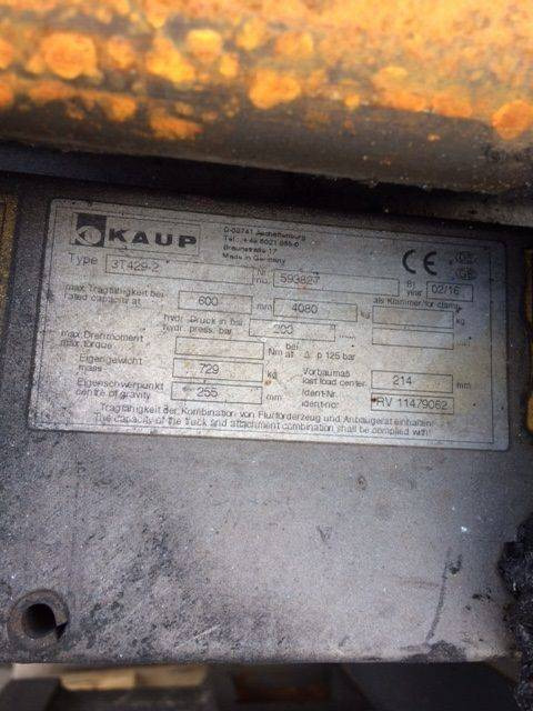 Kaup Double pallet handler - 부착물 : 사진 1 Kaup Double pallet handler - 부착물 : 사진 1