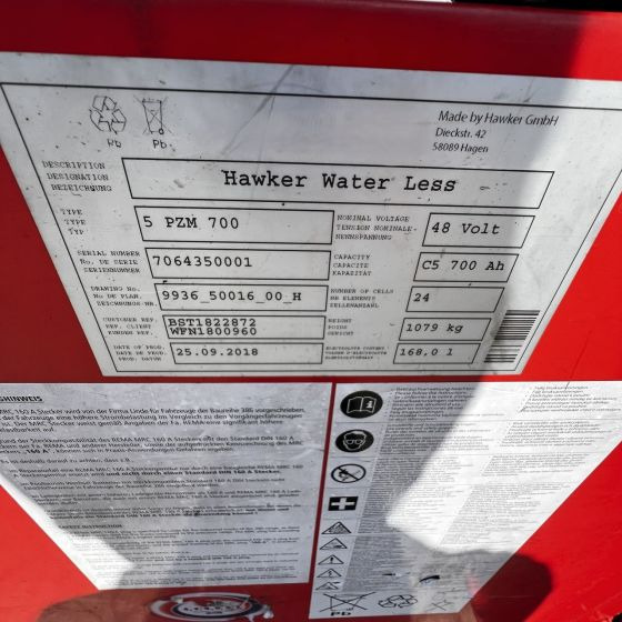 Linde E20PH (386) - 전기 지게차 : 사진 3 Linde E20PH (386) - 전기 지게차 : 사진 3