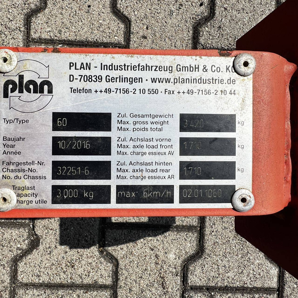 Plan Type 60-3.000 - 롤 트레일러 : 사진 2 Plan Type 60-3.000 - 롤 트레일러 : 사진 2