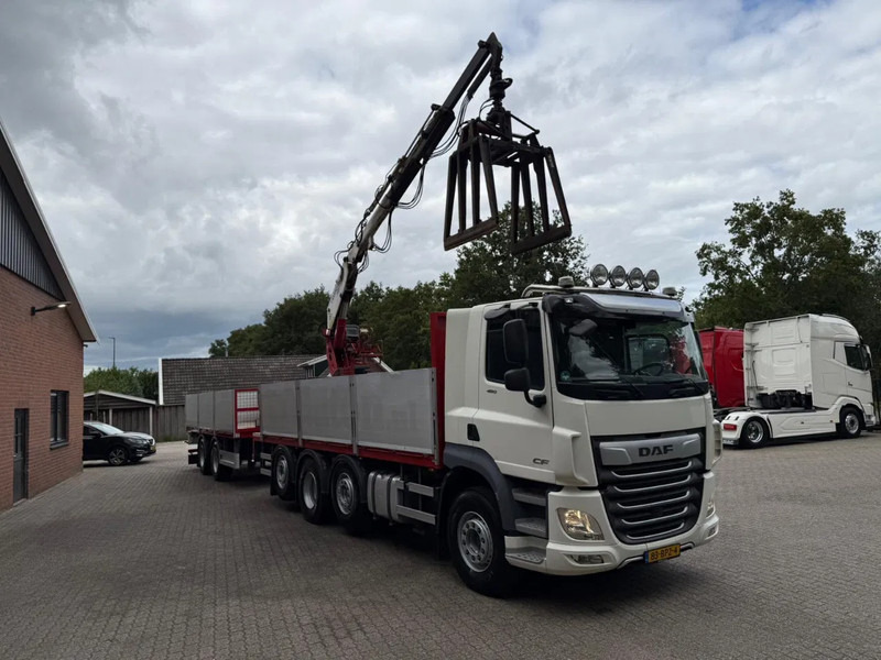 DAF CF 480 8X2 KENNIS K16R3 Kraan Combi 234.610KM + PACTON - 드롭사이드/ 플랫베드 트럭, 크레인 트럭 : 사진 3 DAF CF 480 8X2 KENNIS K16R3 Kraan Combi 234.610KM + PACTON - 드롭사이드/ 플랫베드 트럭, 크레인 트럭 : 사진 3