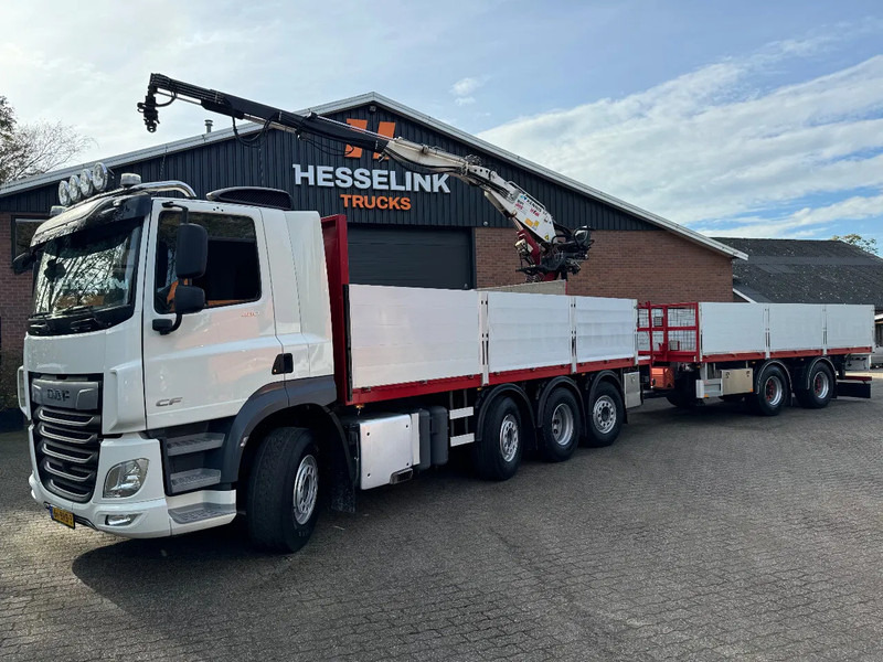 DAF CF 480 8X2 KENNIS K16R3 Kraan/Crane Combi 248.940KM Top condition!! - 드롭사이드/ 플랫베드 트럭, 크레인 트럭 : 사진 1 DAF CF 480 8X2 KENNIS K16R3 Kraan/Crane Combi 248.940KM Top condition!! - 드롭사이드/ 플랫베드 트럭, 크레인 트럭 : 사진 1