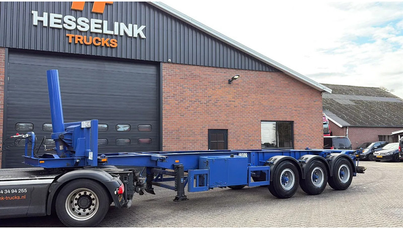 Hendricks 20ft container Kippchassis 24V hydraulic Self support! - 컨테이너 운반 장치/ 스와프 보디 세미 트레일러 : 사진 1 Hendricks 20ft container Kippchassis 24V hydraulic Self support! - 컨테이너 운반 장치/ 스와프 보디 세미 트레일러 : 사진 1