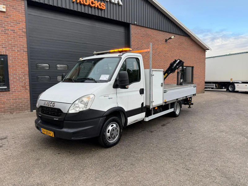 Iveco 50c14 Erdgas/CNG Hiab kran/crane Pritsche - 플랫베드 밴 : 사진 1 Iveco 50c14 Erdgas/CNG Hiab kran/crane Pritsche - 플랫베드 밴 : 사진 1