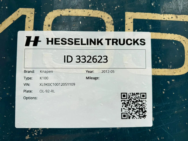 Knapen Trailers K100 92m3 Cargo Floor 10MM BPW - 워킹 플로어 세미 트레일러 : 사진 4 Knapen Trailers K100 92m3 Cargo Floor 10MM BPW - 워킹 플로어 세미 트레일러 : 사진 4