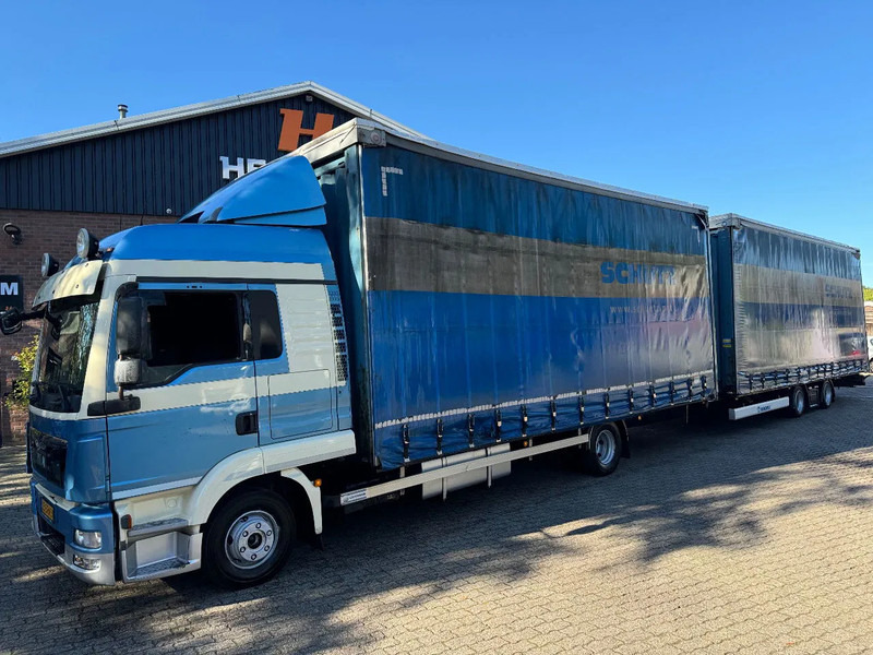 MAN TGL 4X2 JUMBO Kombi 123m3 Krone CodeXL EURO6 - 커튼사이더 트럭 : 사진 1 MAN TGL 4X2 JUMBO Kombi 123m3 Krone CodeXL EURO6 - 커튼사이더 트럭 : 사진 1