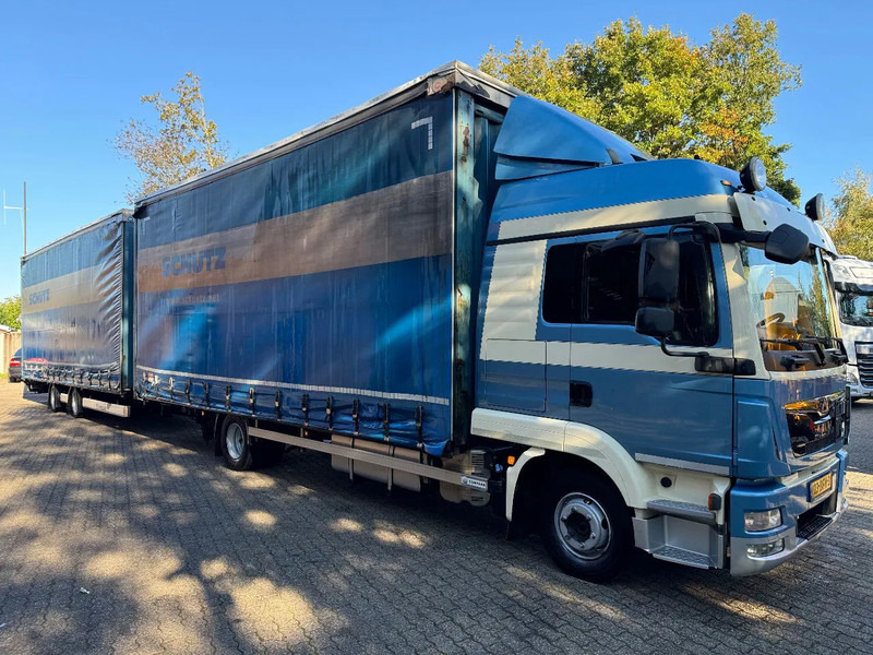 MAN TGL 4X2 JUMBO Kombi 123m3 Krone CodeXL EURO6 - 커튼사이더 트럭 : 사진 2 MAN TGL 4X2 JUMBO Kombi 123m3 Krone CodeXL EURO6 - 커튼사이더 트럭 : 사진 2