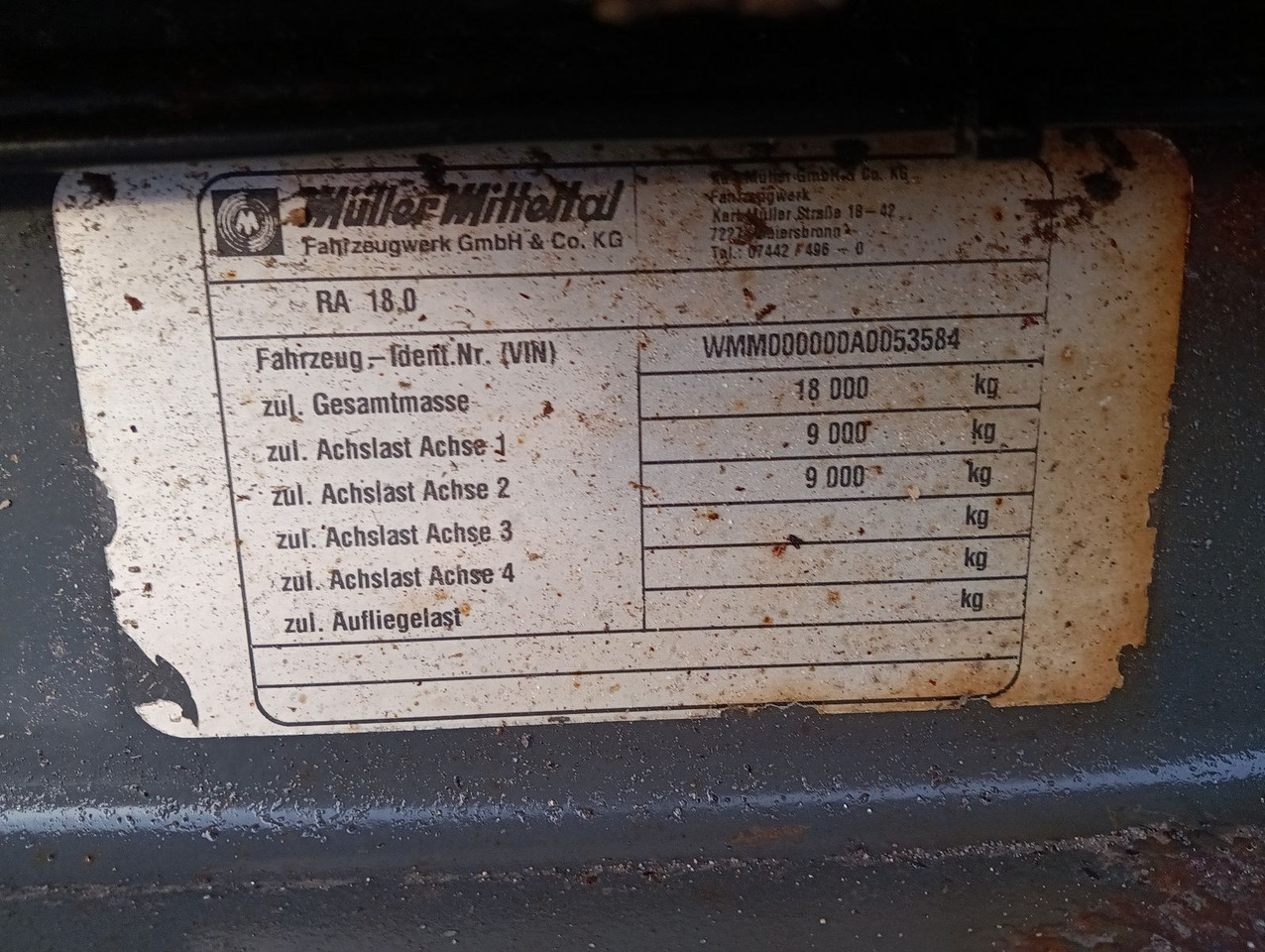 Müller-Mitteltal RA18 Abrollanhänger 7m BPW Trommel TÜV 5/2025 Müller-Mitteltal RA18 Abrollanhänger 7m BPW Trommel TÜV 5/2025 - 롤오프/ 스킵 트레일러 : 사진 3 Müller-Mitteltal RA18 Abrollanhänger 7m BPW Trommel TÜV 5/2025 Müller-Mitteltal RA18 Abrollanhänger 7m BPW Trommel TÜV 5/2025 - 롤오프/ 스킵 트레일러 : 사진 3