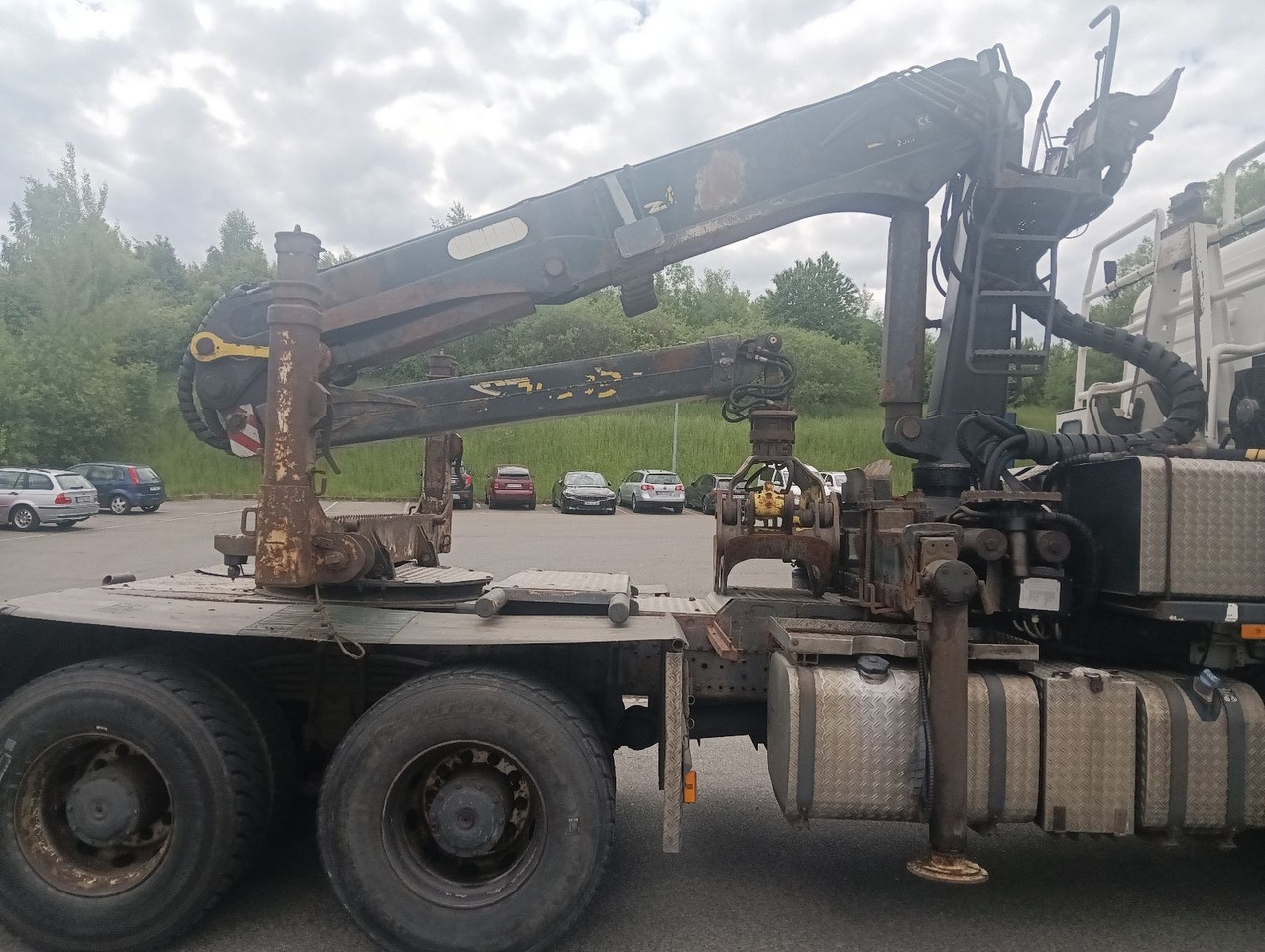 Palfinger EPSILON E250L82 Langholzkran+GLOGGER Aufbau+Anhä - 목재 트럭, 크레인 트럭 : 사진 1 Palfinger EPSILON E250L82 Langholzkran+GLOGGER Aufbau+Anhä - 목재 트럭, 크레인 트럭 : 사진 1
