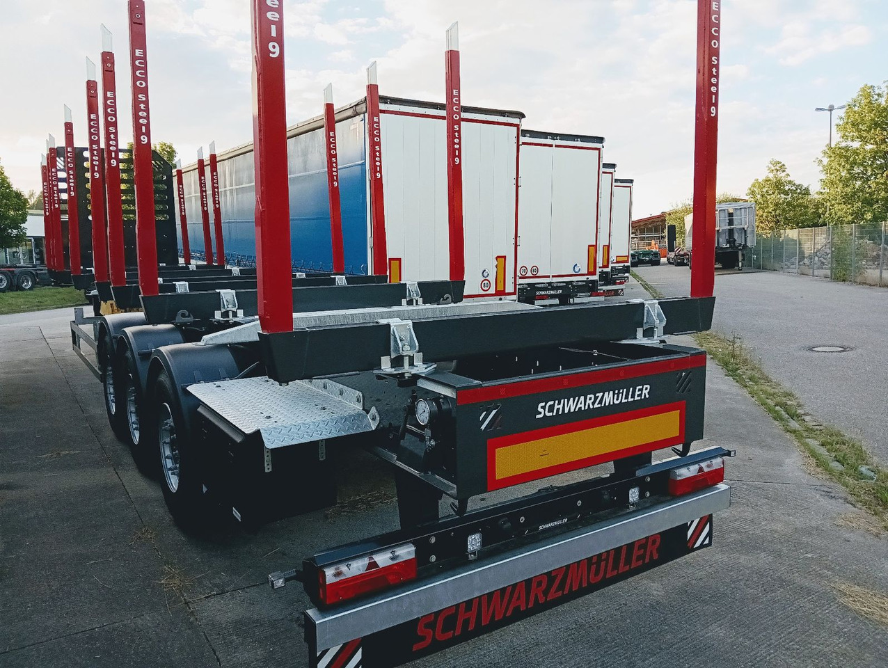 Schwarzmüller 3-A Rungensattel 8xRungSchemel 5800kg NEU sofort Schwarzmüller 3-A Rungensattel 8xRungSchemel 5800kg NEU sofort - 목재 세미 트레일러 : 사진 5 Schwarzmüller 3-A Rungensattel 8xRungSchemel 5800kg NEU sofort Schwarzmüller 3-A Rungensattel 8xRungSchemel 5800kg NEU sofort - 목재 세미 트레일러 : 사진 5
