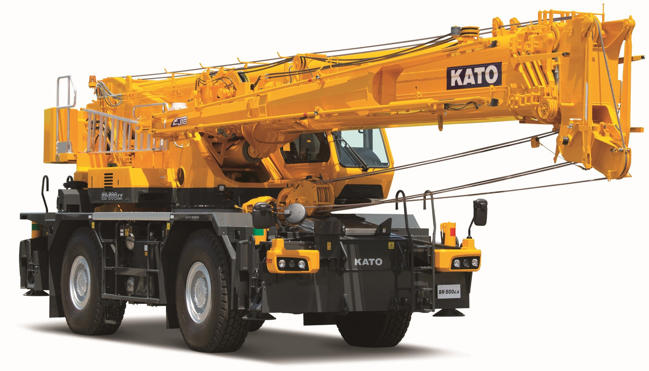 KATO SR-500Lx - 51 Ton Rough Terrain Crane with 13.7 Meter Fully Hydraulic Fly Jib - 험한 지형 크레인 : 사진 2 KATO SR-500Lx - 51 Ton Rough Terrain Crane with 13.7 Meter Fully Hydraulic Fly Jib - 험한 지형 크레인 : 사진 2