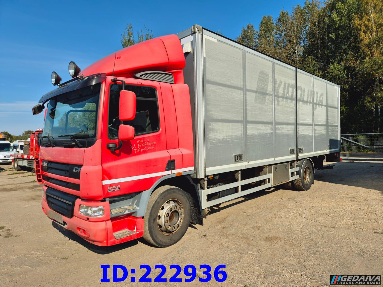 DAF CF 75.310 - Euro5 - 박스 트럭 : 사진 1 DAF CF 75.310 - Euro5 - 박스 트럭 : 사진 1