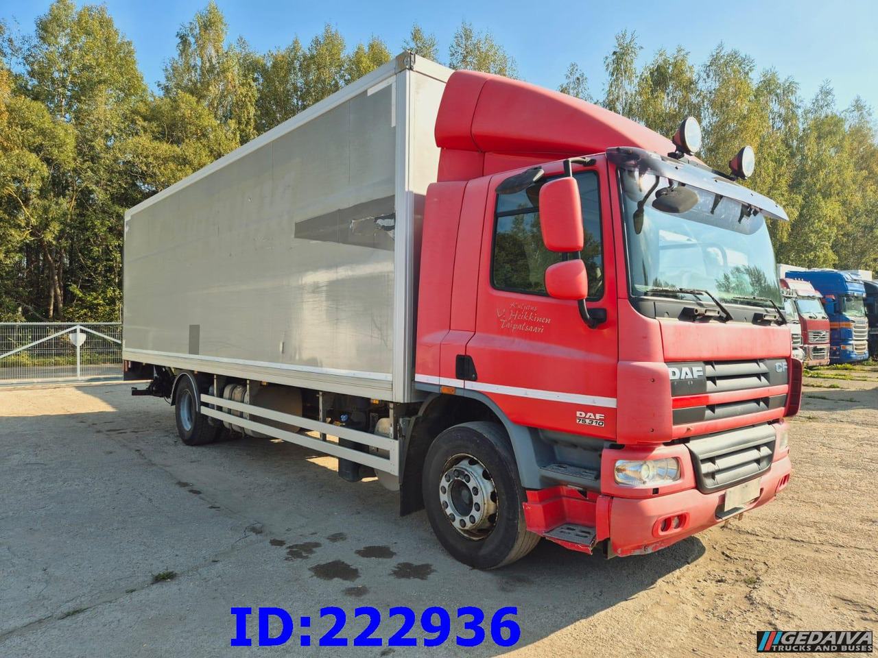 DAF CF 75.310 - Euro5 - 박스 트럭 : 사진 5 DAF CF 75.310 - Euro5 - 박스 트럭 : 사진 5